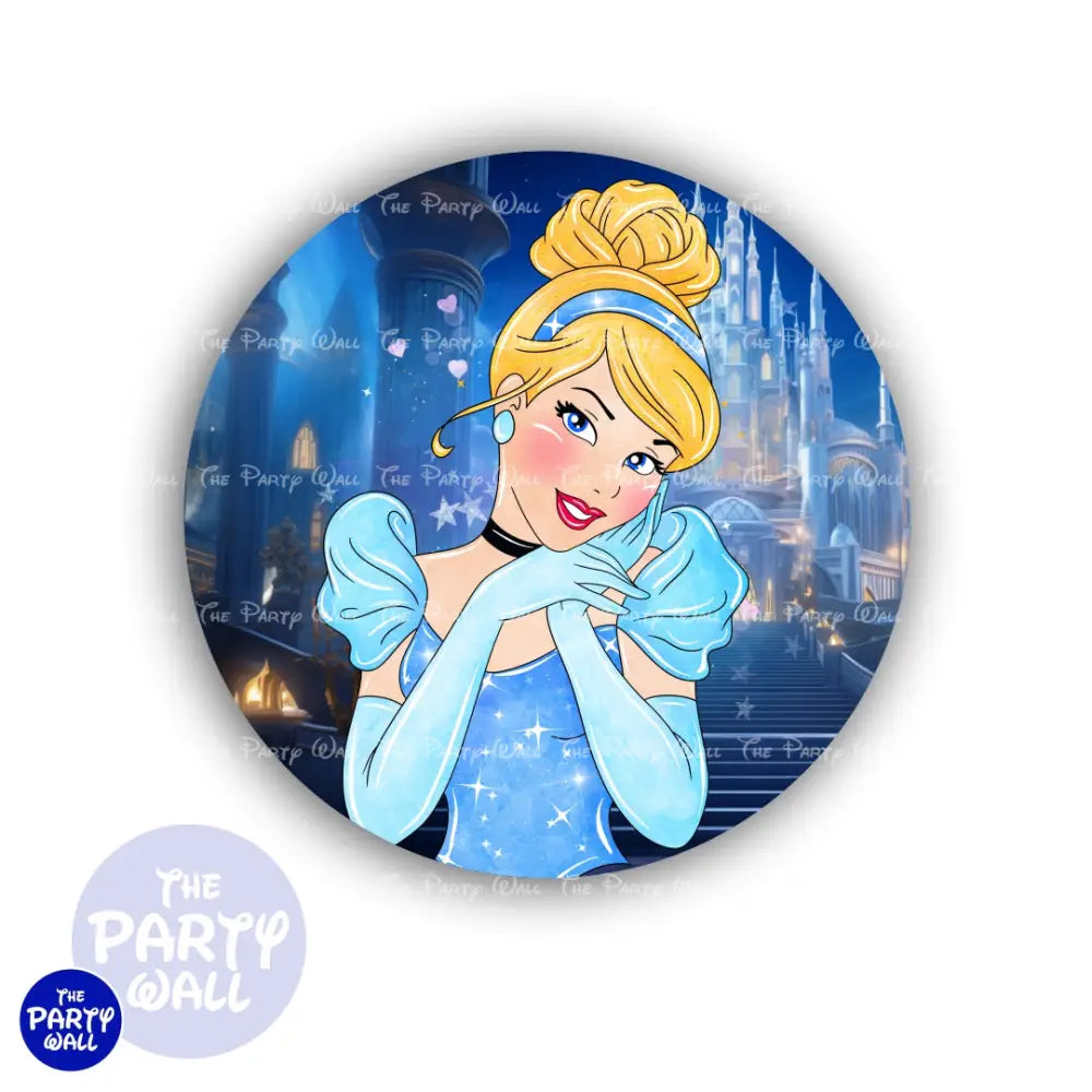 La Cenicienta - Funda de mampara circular Circular