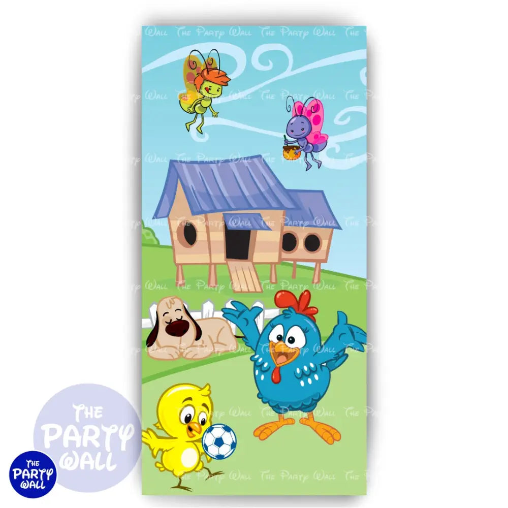 La Gallina Pintadita - Funda para mampara de punta redonda o rectangular Mampara de punta redonda