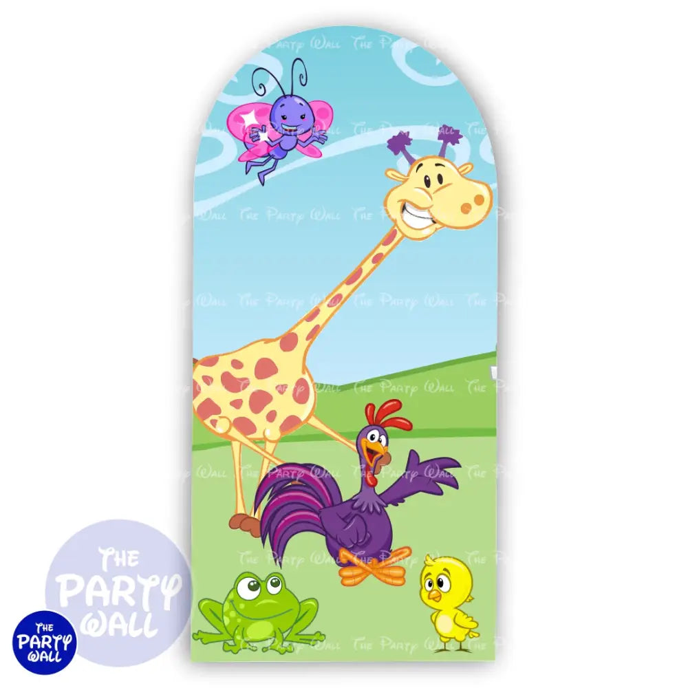 La Gallina Pintadita - Funda para mampara de punta redonda o rectangular Mampara de punta redonda