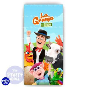 La Granja de Zenón - Funda para mampara de punta redonda o rectangular Mampara de punta redonda