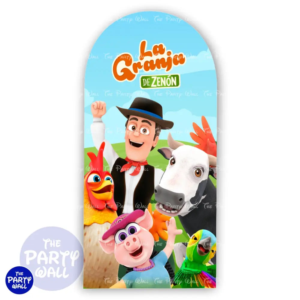 La Granja de Zenón - Funda para mampara de punta redonda o rectangular Mampara de punta redonda