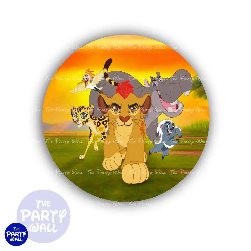 La Guardia del León - Funda para mampara circular Circular