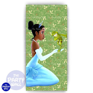 La Princesa y el Sapo - Funda para mampara de punta redonda o rectangular Mampara de punta redonda