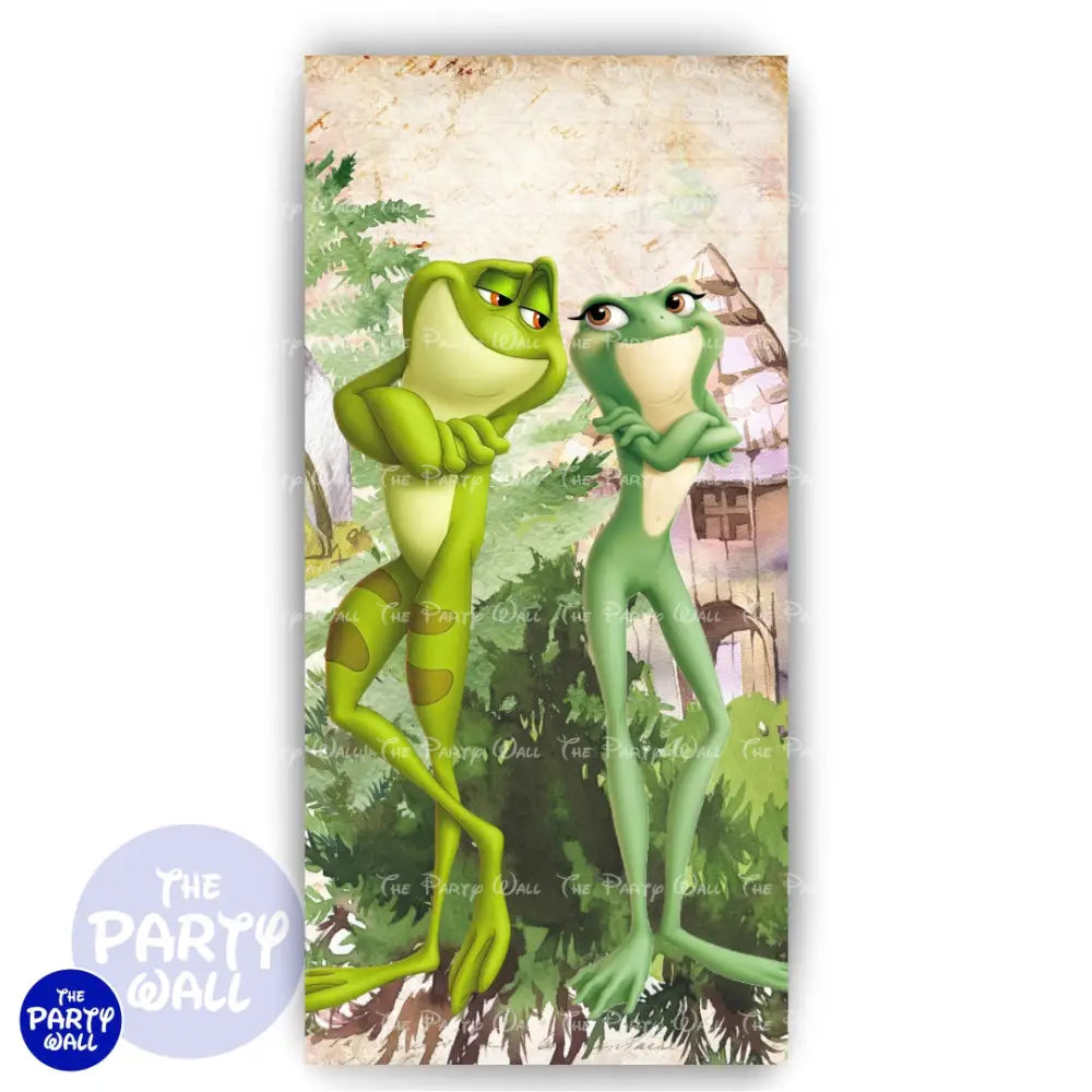 La Princesa y el Sapo - Funda para mampara de punta redonda o rectangular Mampara de punta redonda