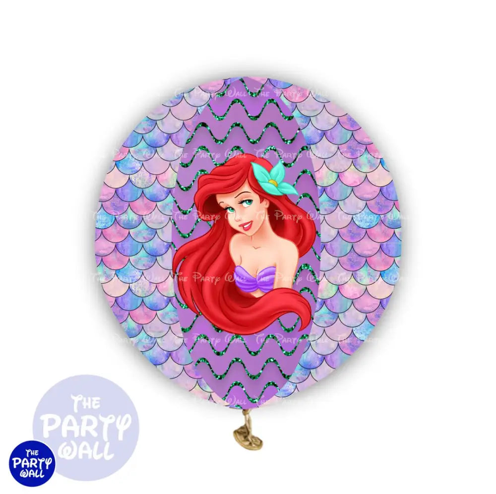 La Sirenita - Funda para globo Funda globo