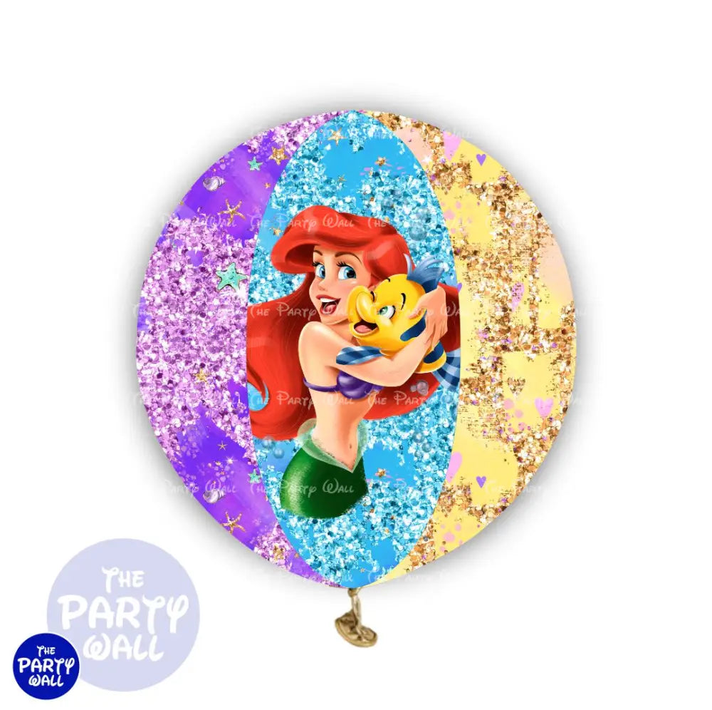 La Sirenita - Funda para globo Funda globo