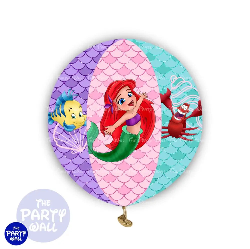 La Sirenita - Funda para globo Funda globo