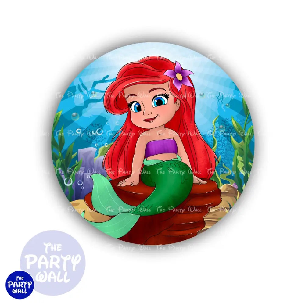 La Sirenita - Funda para mampara circular Circular