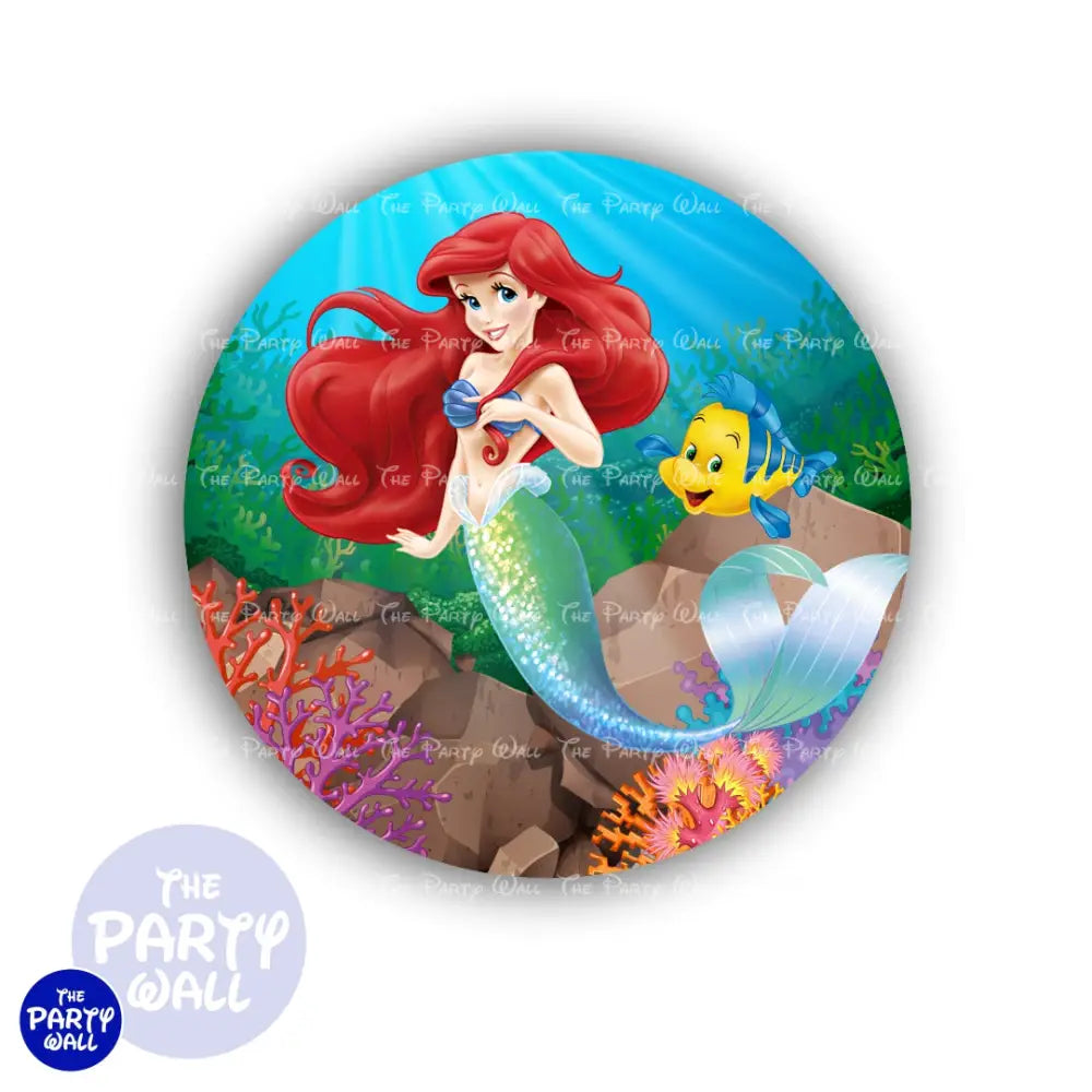 La Sirenita - Funda para mampara circular Circular
