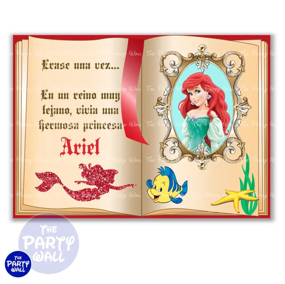 La Sirenita - Funda para mampara cuadrada o rectangular Cuadrado o Rectangular