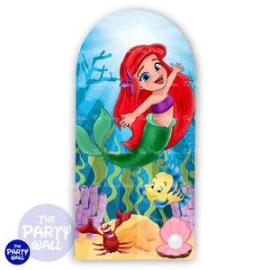 La Sirenita - Funda para mampara de punta redonda o rectangular Mampara de punta redonda