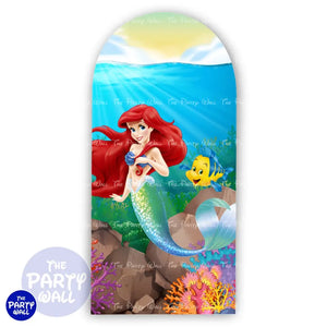 La Sirenita - Funda para mampara de punta redonda o rectangular Mampara de punta redonda