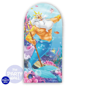 La Sirenita - Funda para mampara de punta redonda o rectangular Mampara de punta redonda