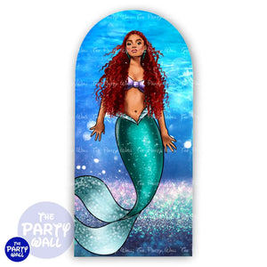 La Sirenita - Funda para mampara de punta redonda o rectangular Mampara de punta redonda