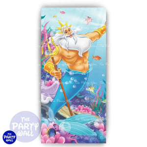 La Sirenita - Funda para mampara de punta redonda o rectangular Mampara de punta redonda