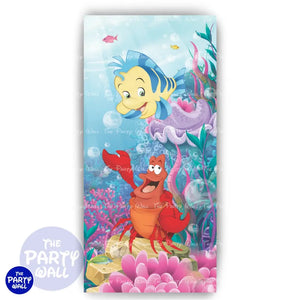 La Sirenita - Funda para mampara de punta redonda o rectangular Mampara de punta redonda