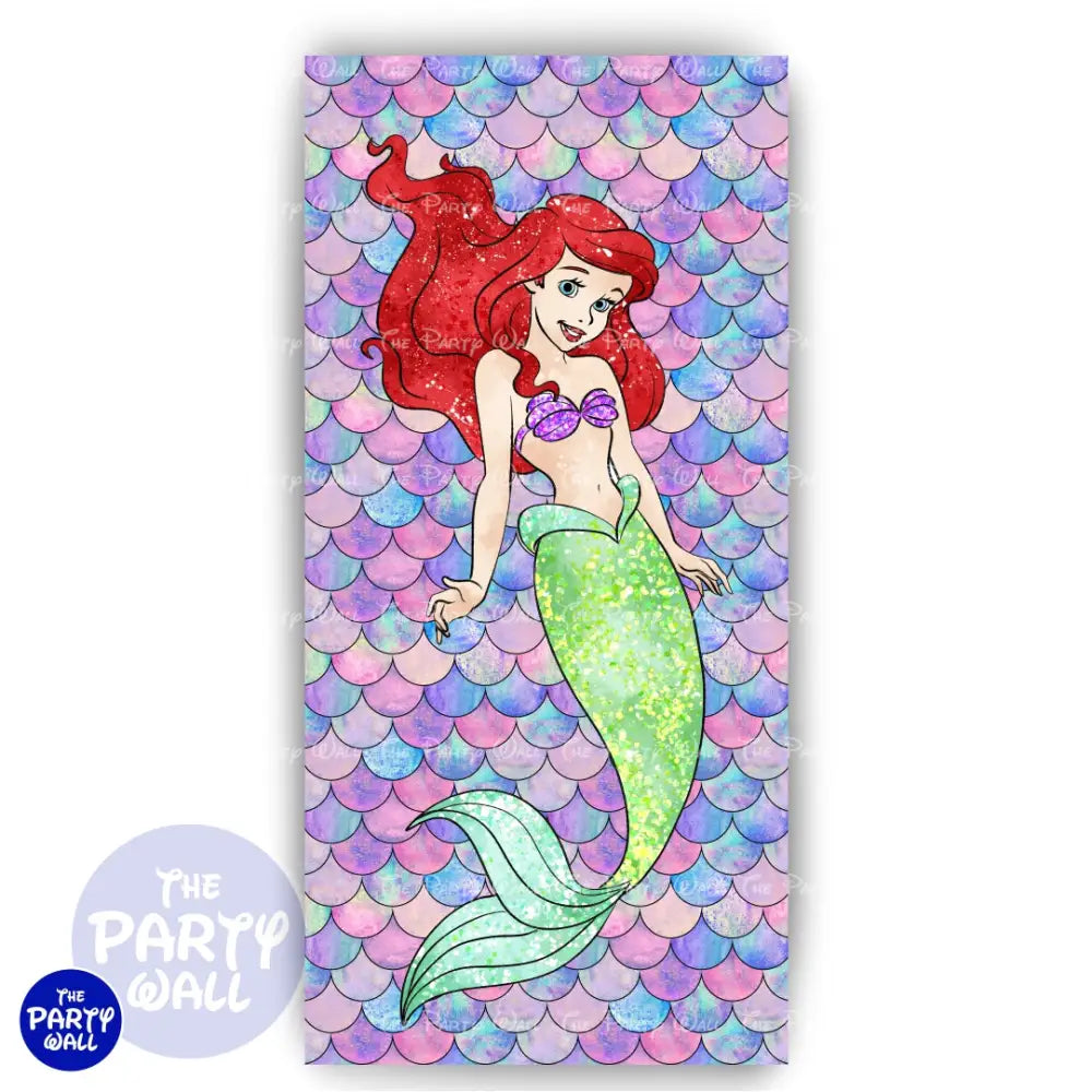 La Sirenita - Funda para mampara de punta redonda o rectangular Mampara de punta redonda