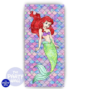 La Sirenita - Funda para mampara de punta redonda o rectangular Mampara de punta redonda