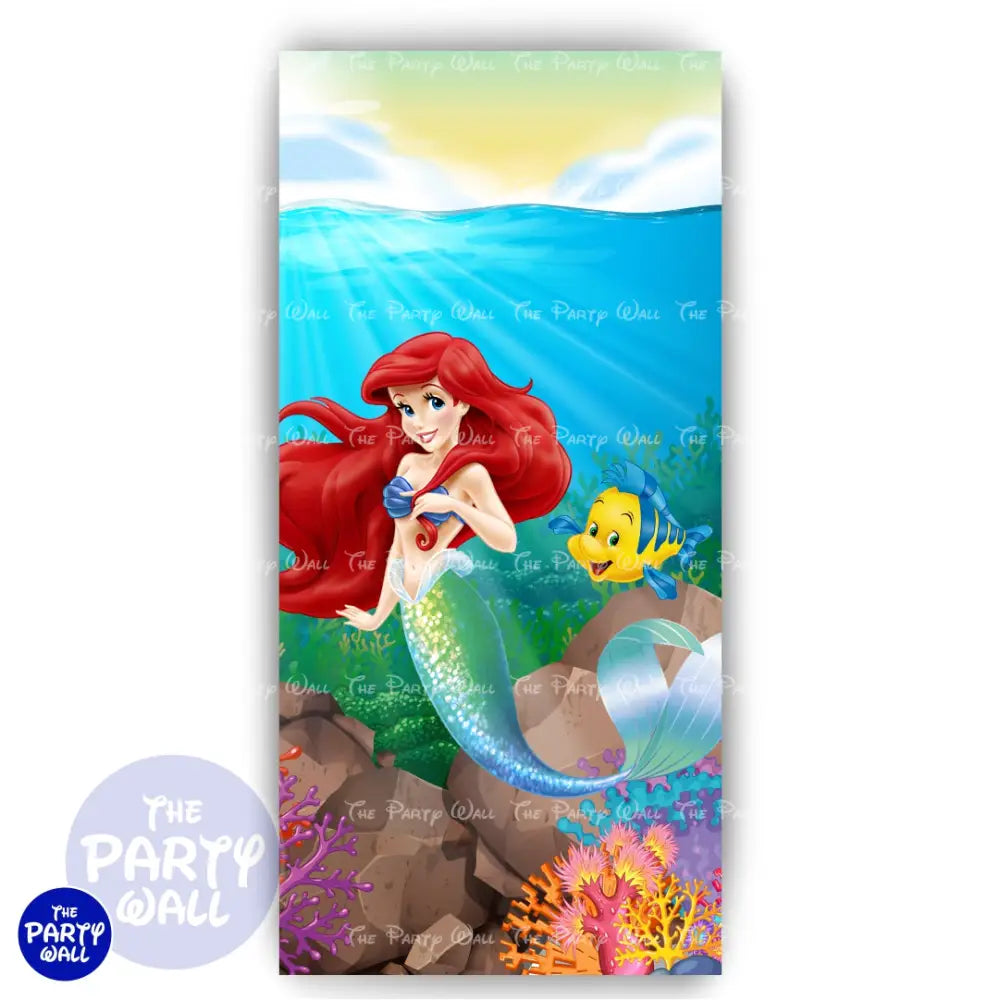 La Sirenita - Funda para mampara de punta redonda o rectangular Mampara de punta redonda