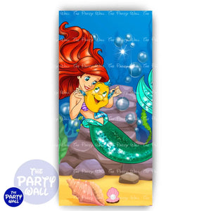 La Sirenita - Funda para mampara de punta redonda o rectangular Mampara de punta redonda