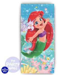 La Sirenita - Funda para mampara de punta redonda o rectangular Mampara de punta redonda