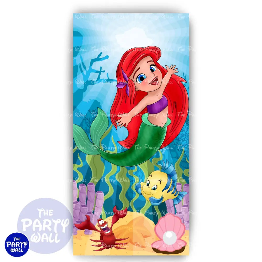 La Sirenita - Funda para mampara de punta redonda o rectangular Mampara de punta redonda