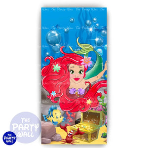 La Sirenita - Funda para mampara de punta redonda o rectangular Mampara de punta redonda