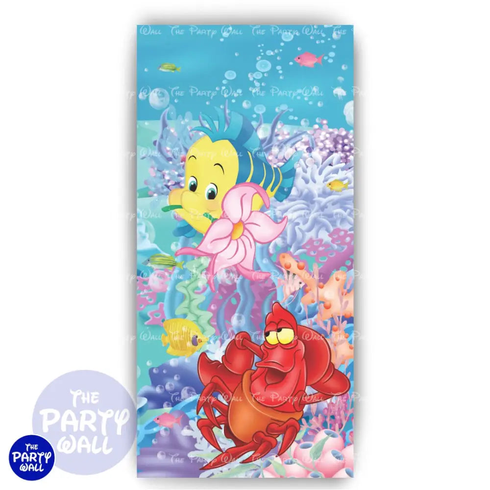 La Sirenita - Funda para mampara de punta redonda o rectangular Mampara de punta redonda