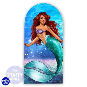 La Sirenita - Funda para mampara de punta redonda o rectangular Mampara de punta redonda