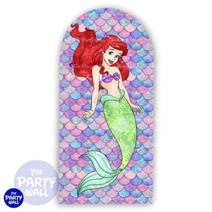 La Sirenita - Funda para mampara de punta redonda o rectangular Mampara de punta redonda