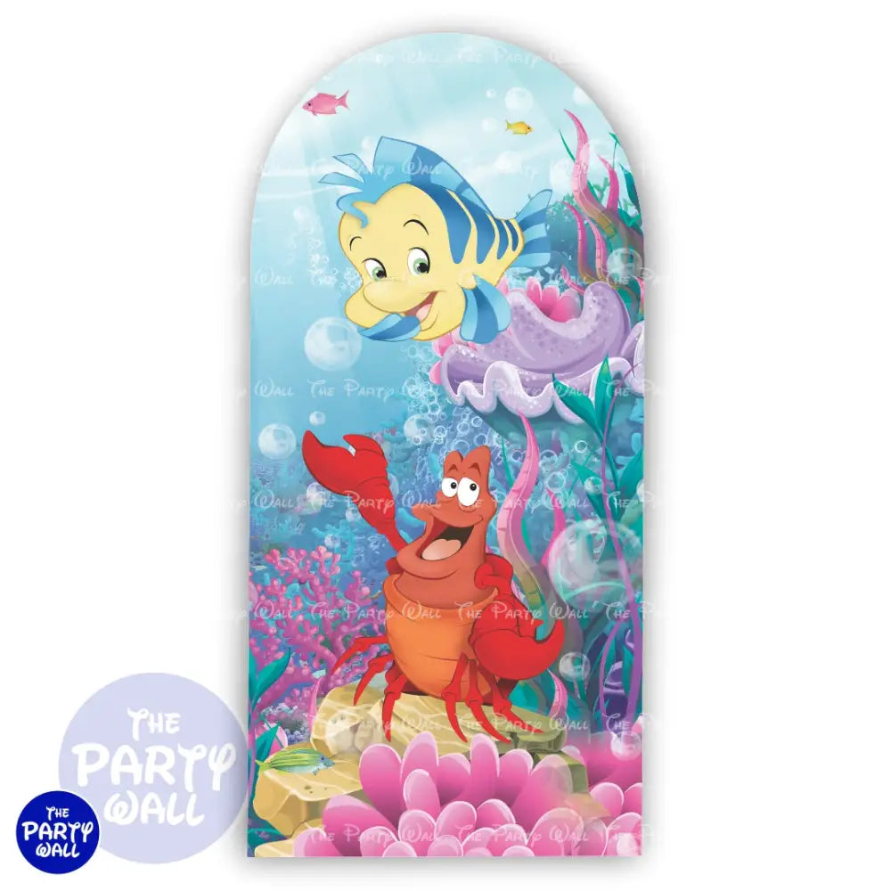 La Sirenita - Funda para mampara de punta redonda o rectangular Mampara de punta redonda