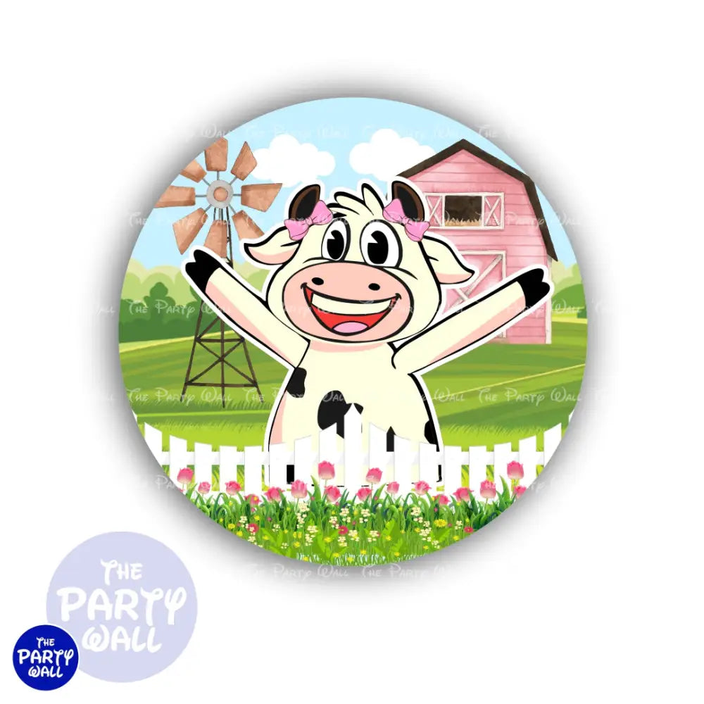 La Vaca Lola - Funda para mampara circular Circular