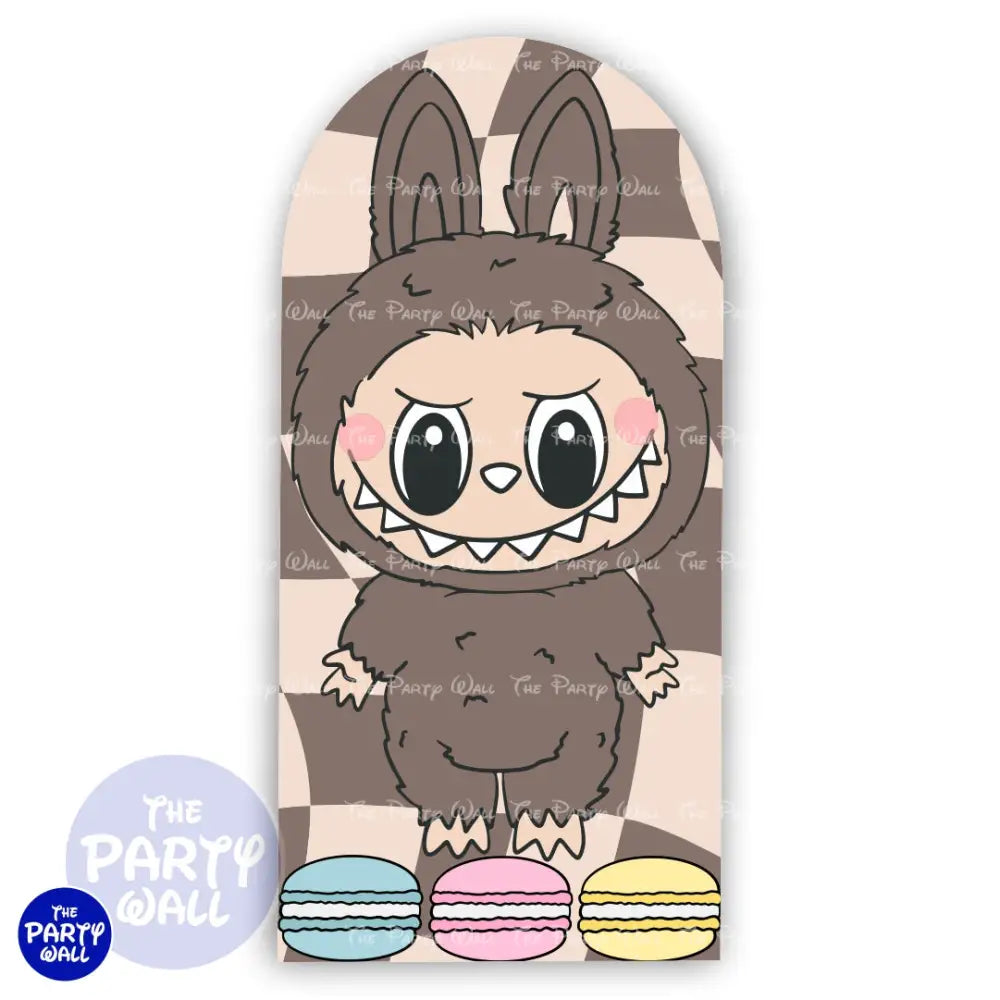 Labubu - Funda para mampara de punta redonda o rectangular Mampara de punta redonda