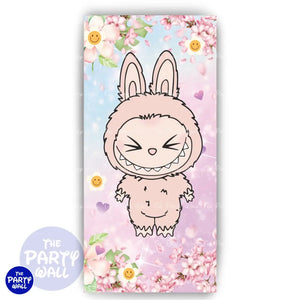 Labubu - Funda para mampara de punta redonda o rectangular Mampara de punta redonda