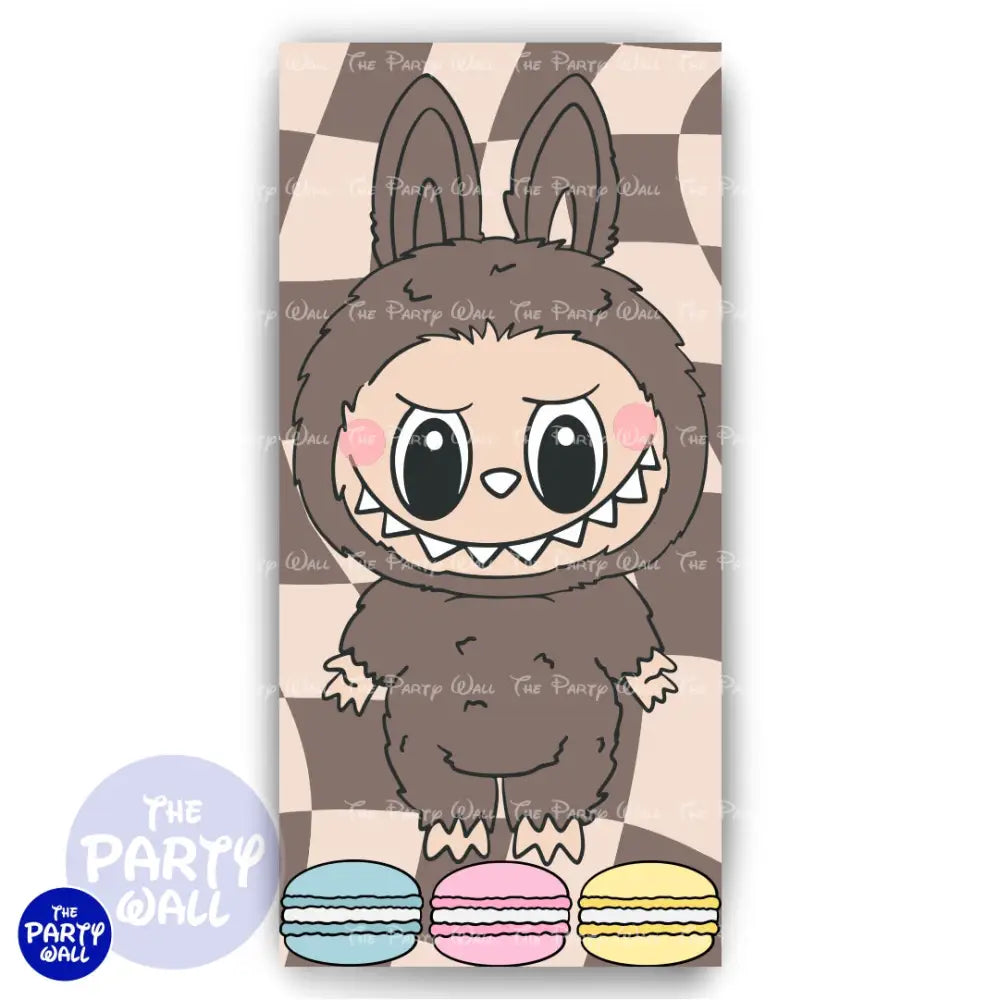 Labubu - Funda para mampara de punta redonda o rectangular Mampara de punta redonda