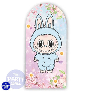 Labubu - Funda para mampara de punta redonda o rectangular Mampara de punta redonda