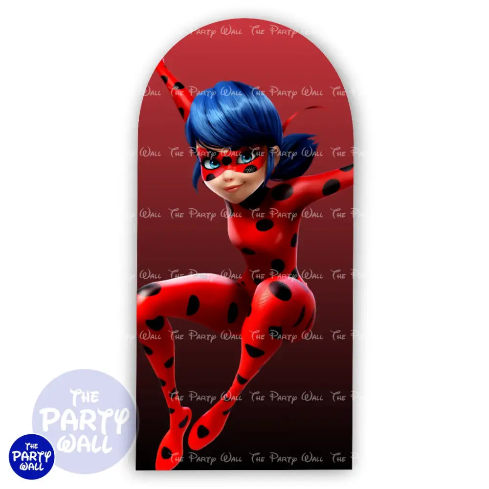 Ladybug - Funda para mampara de punta redonda o rectangular Mampara de punta redonda