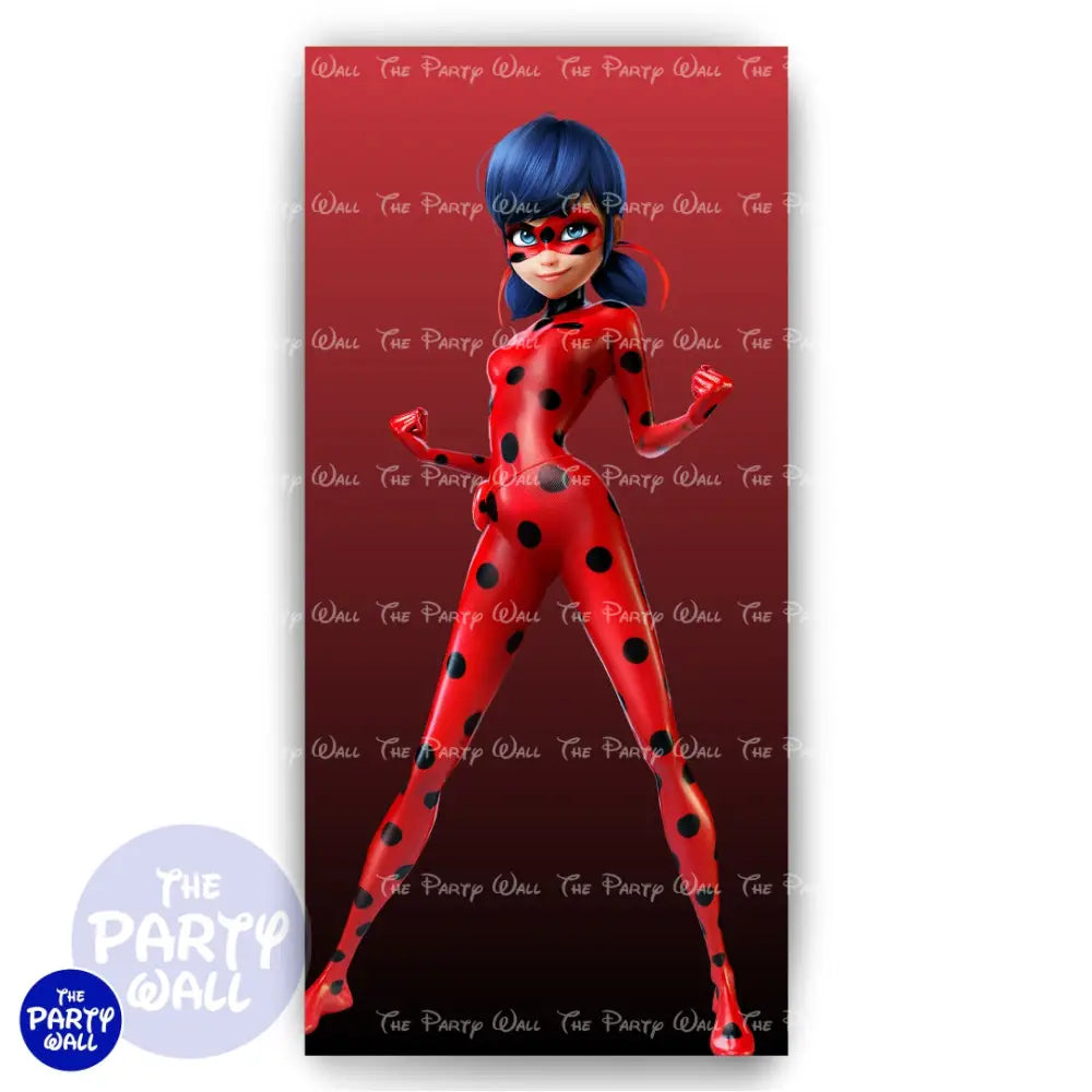 Ladybug - Funda para mampara de punta redonda o rectangular Mampara de punta redonda