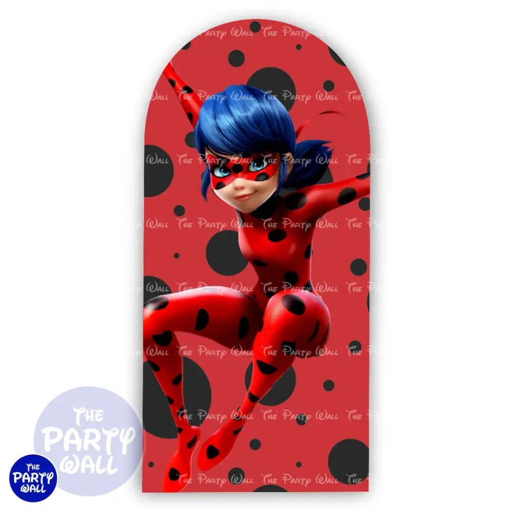 Ladybug - Funda para mampara de punta redonda o rectangular Mampara de punta redonda