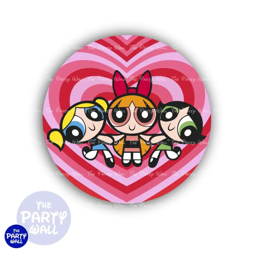 Las Chicas Superpoderosas - Funda para mampara circular Circular