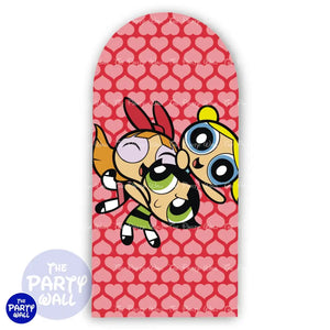 Las Chicas Superpoderosas - Funda para mampara de punta redonda o rectangular Mampara de punta redonda