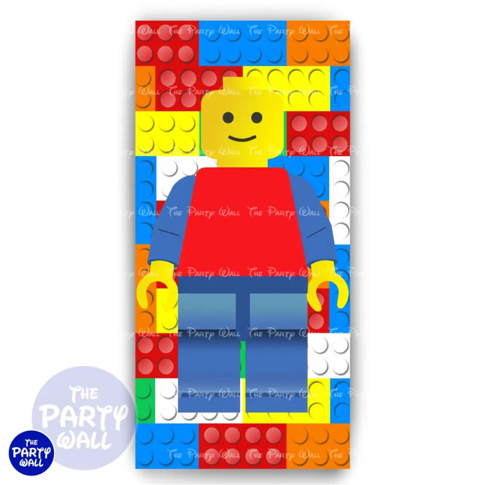 Lego - Funda para mampara de punta redonda o rectangular Mampara de punta redonda