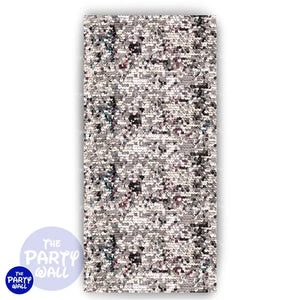 Lentejuela - Funda para mampara de punta redonda o rectangular Mampara de punta redonda