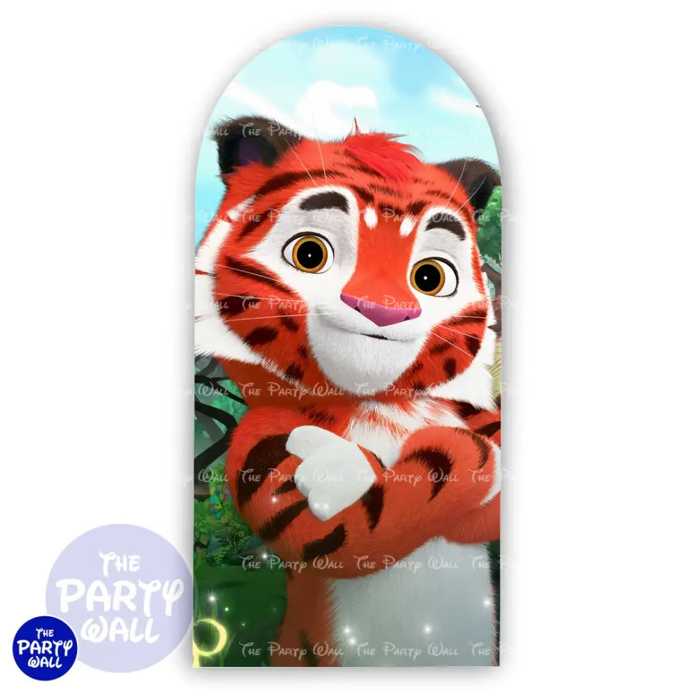 Leo y Tig - Funda para mampara de punta redonda o rectangular Mampara de punta redonda