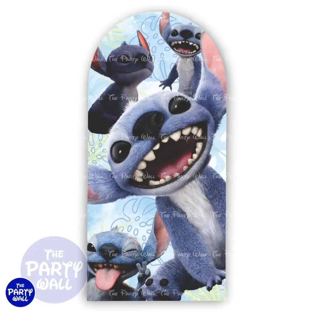 Lilo y Stitch - Funda para mampara de punta redonda o rectangular Mampara de punta redonda