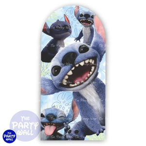 Lilo y Stitch - Funda para mampara de punta redonda o rectangular Mampara de punta redonda