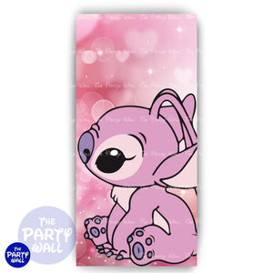 Lilo y Stitch - Funda para mampara de punta redonda o rectangular Mampara de punta redonda