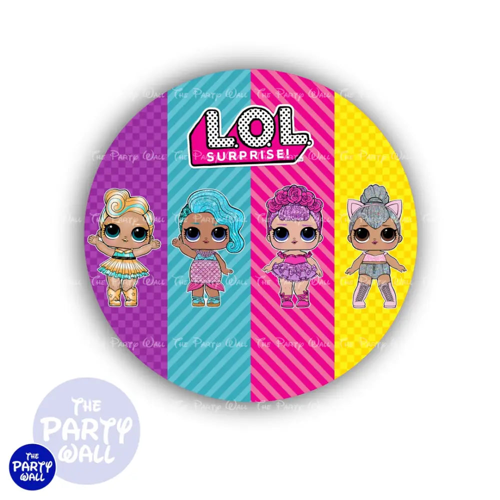 LOL Surprise - Funda para mampara circular Circular