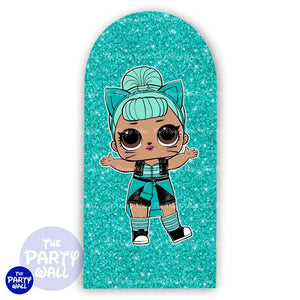 LOL Surprise - Funda para mampara de punta redonda o rectangular Mampara de punta redonda