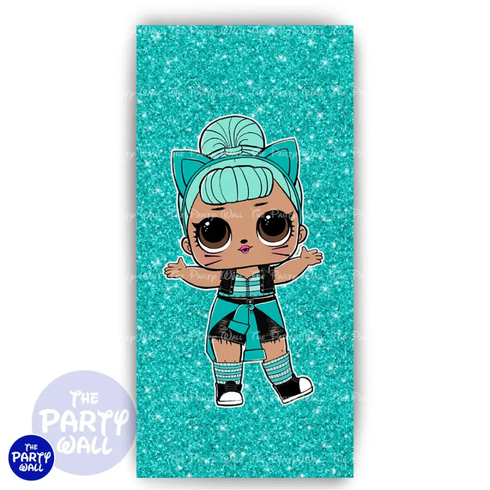 LOL Surprise - Funda para mampara de punta redonda o rectangular Mampara de punta redonda